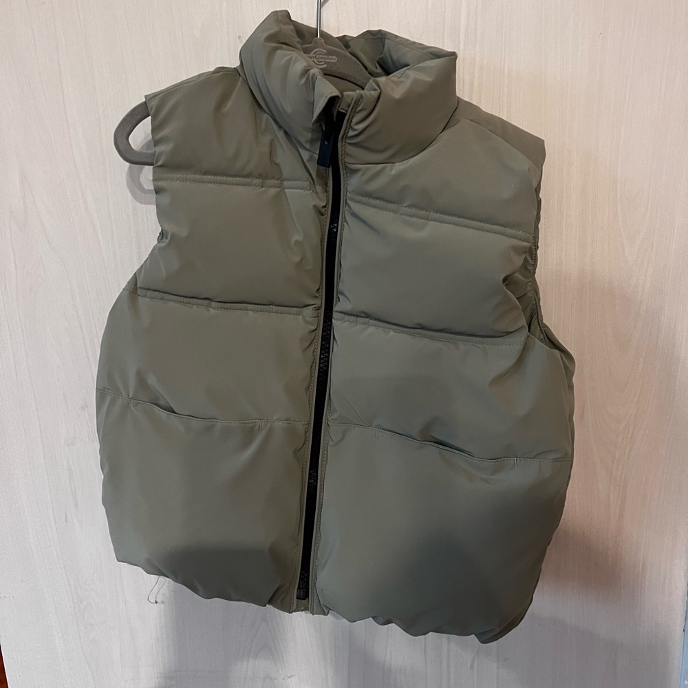 Zara Khaki Green Outerwear